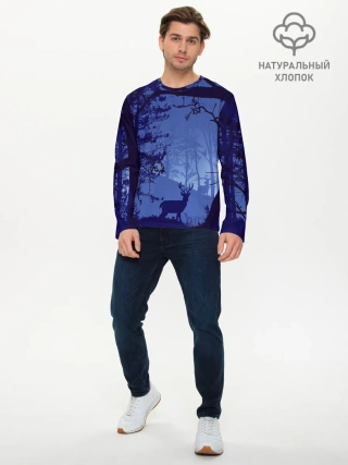 Мужской лонгслив базовый / ЛЕС