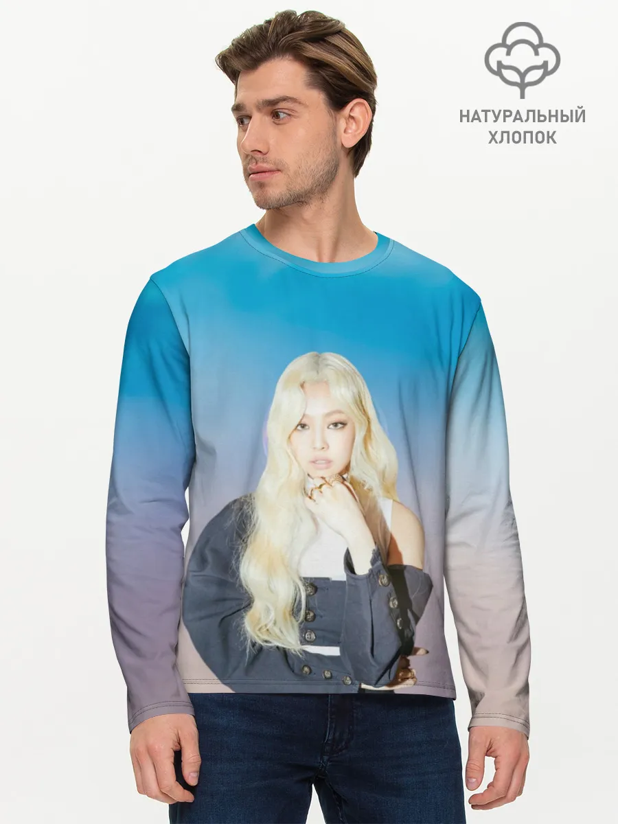 Мужской лонгслив базовый / JENNIE BLACKPINK