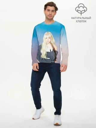 Мужской лонгслив базовый / JENNIE BLACKPINK