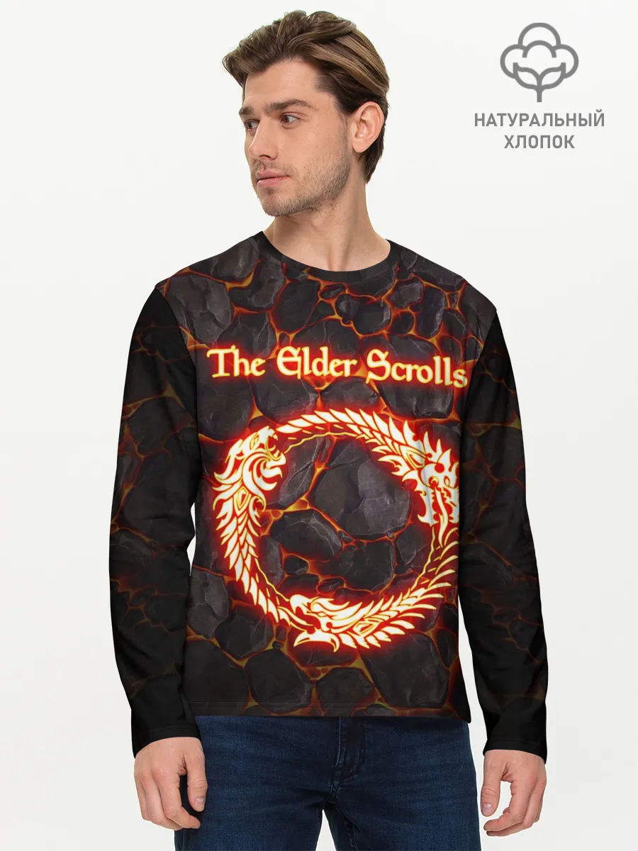 Мужской лонгслив базовый / THE ELDER SCROLLS