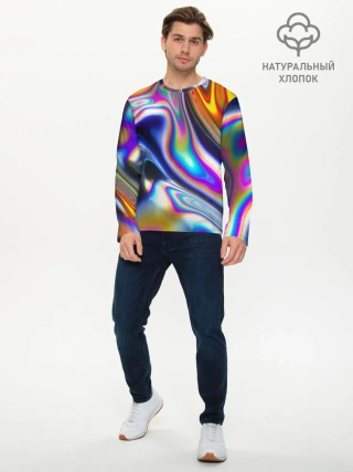 Мужской лонгслив базовый / Токсичный