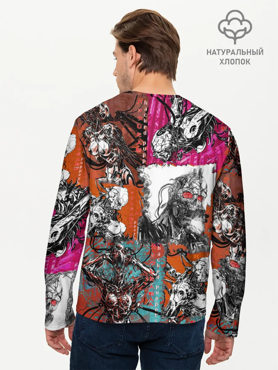 Мужской лонгслив базовый / Cyberpunk 2077