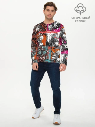 Мужской лонгслив базовый / Cyberpunk 2077