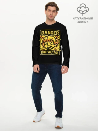 Мужской лонгслив базовый / Зеницу Агацума HIGH VOLTAGE