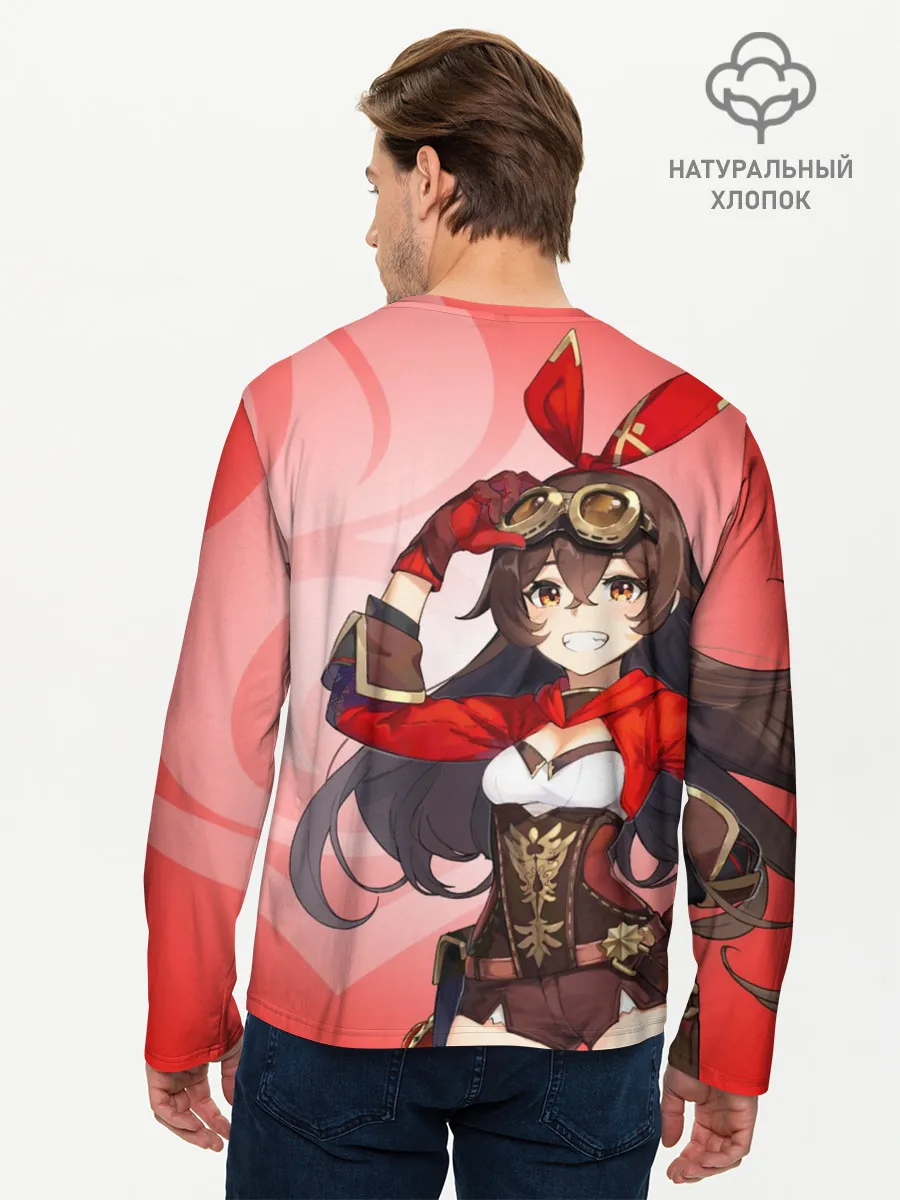 Мужской лонгслив базовый / GENSHIN IMPACT, ЭМБЕР,