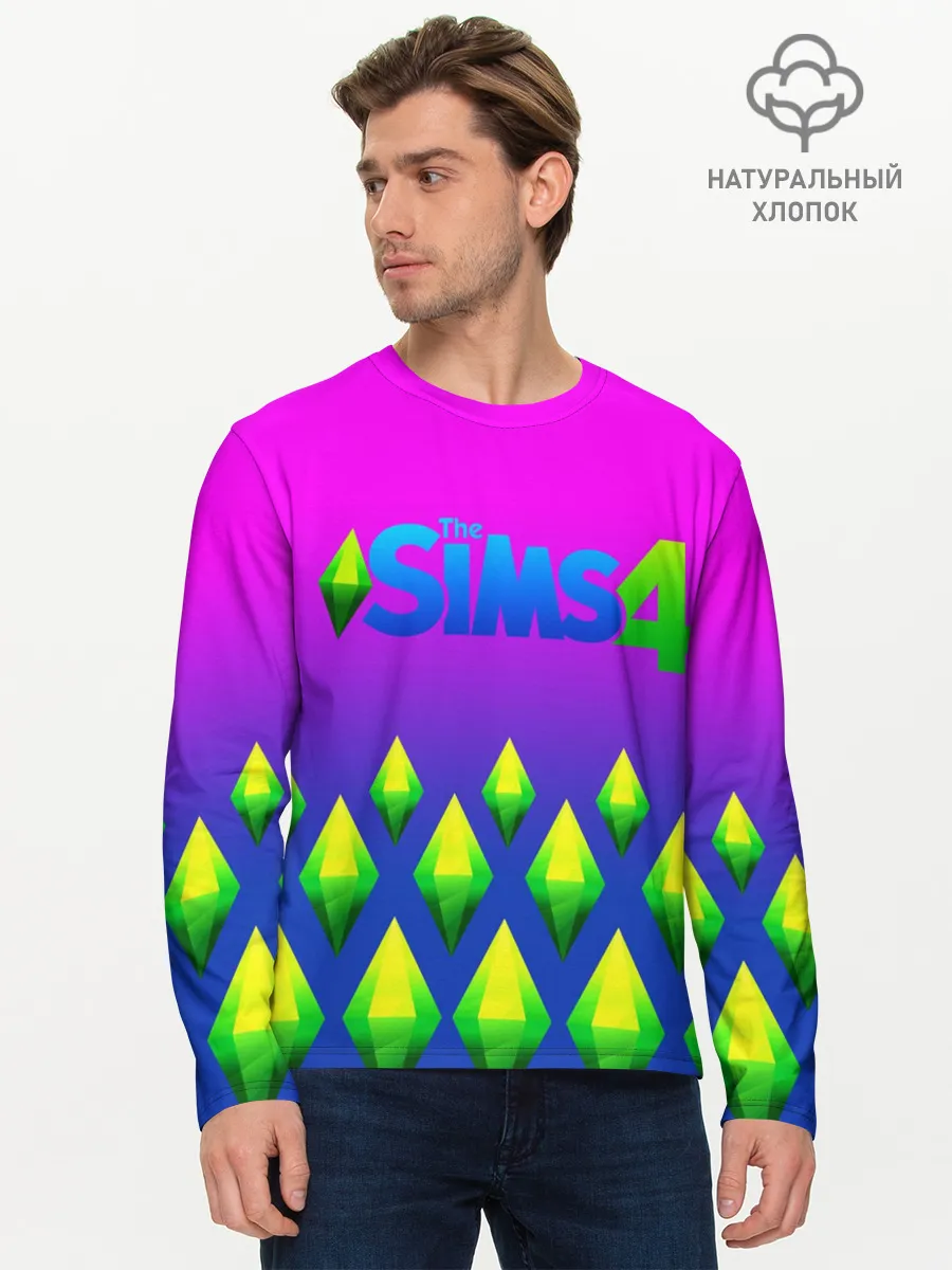 Мужской лонгслив базовый / THE SIMS 4