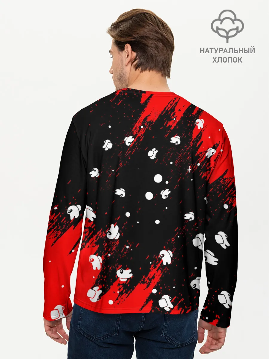 Мужской лонгслив базовый / Among Us