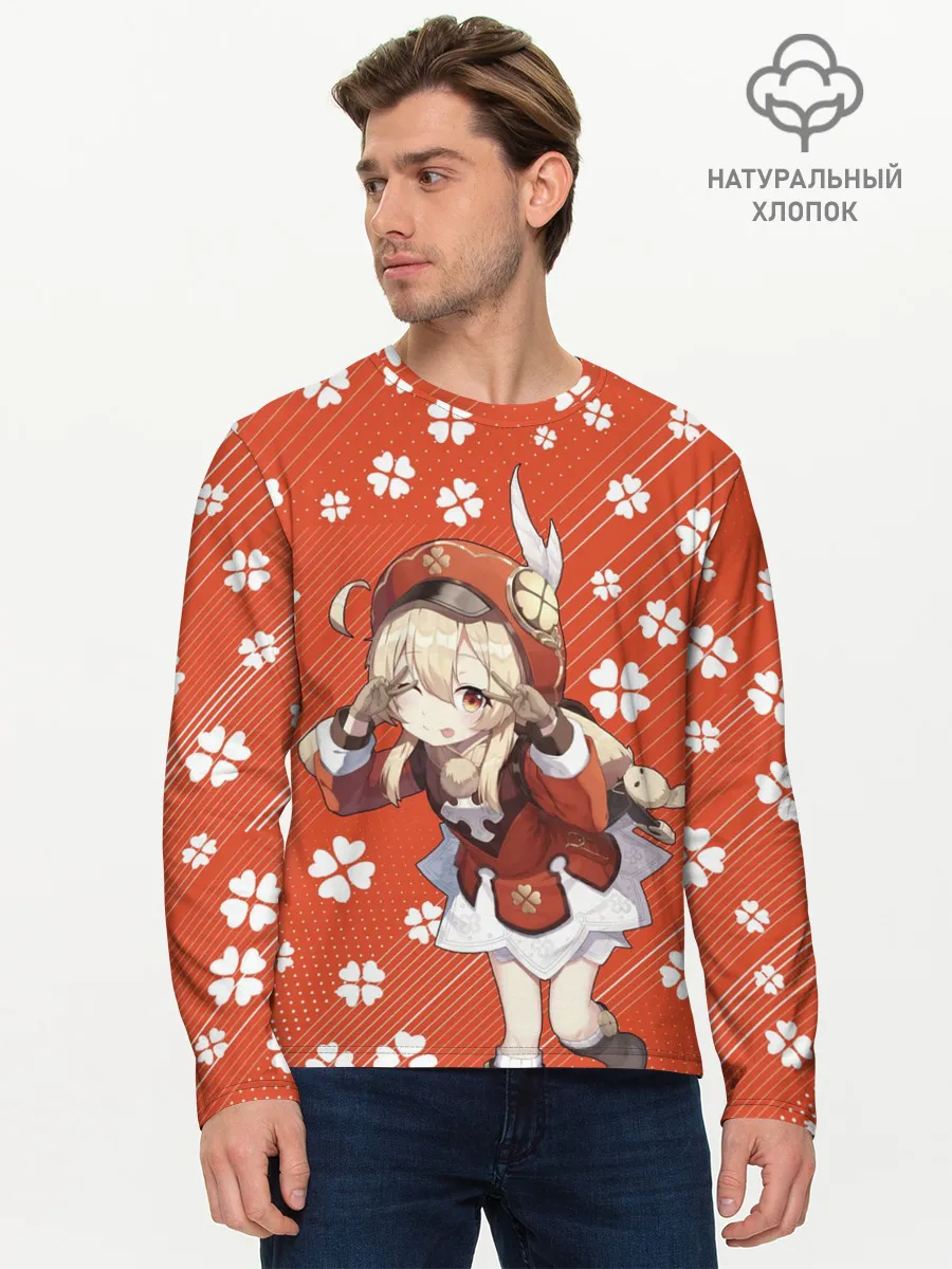 Мужской лонгслив базовый / GENSHIN IMPACT