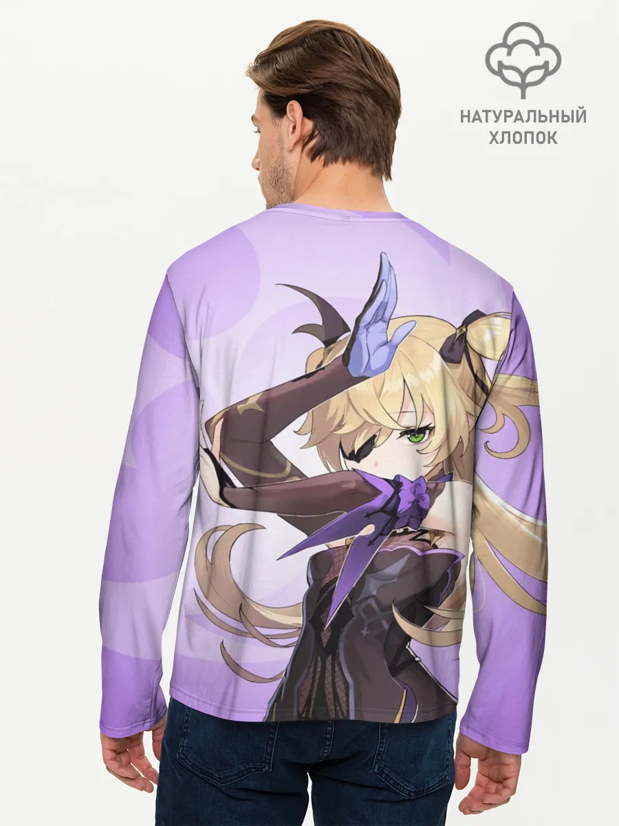 Мужской лонгслив базовый / GENSHIN IMPACT, ФИШЛЬ