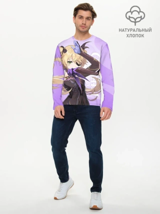 Мужской лонгслив базовый / GENSHIN IMPACT, ФИШЛЬ