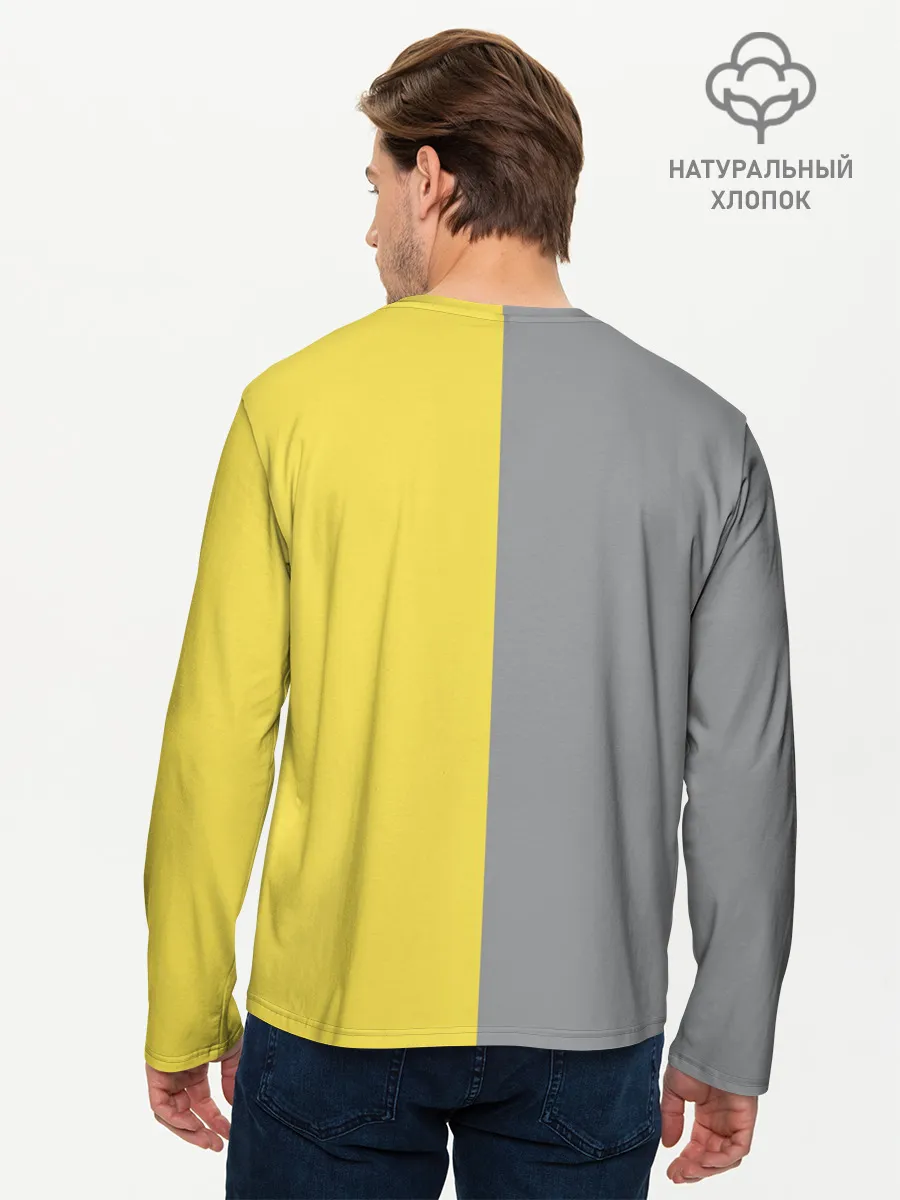 Мужской лонгслив базовый / Ultimate Grey X Illuminating