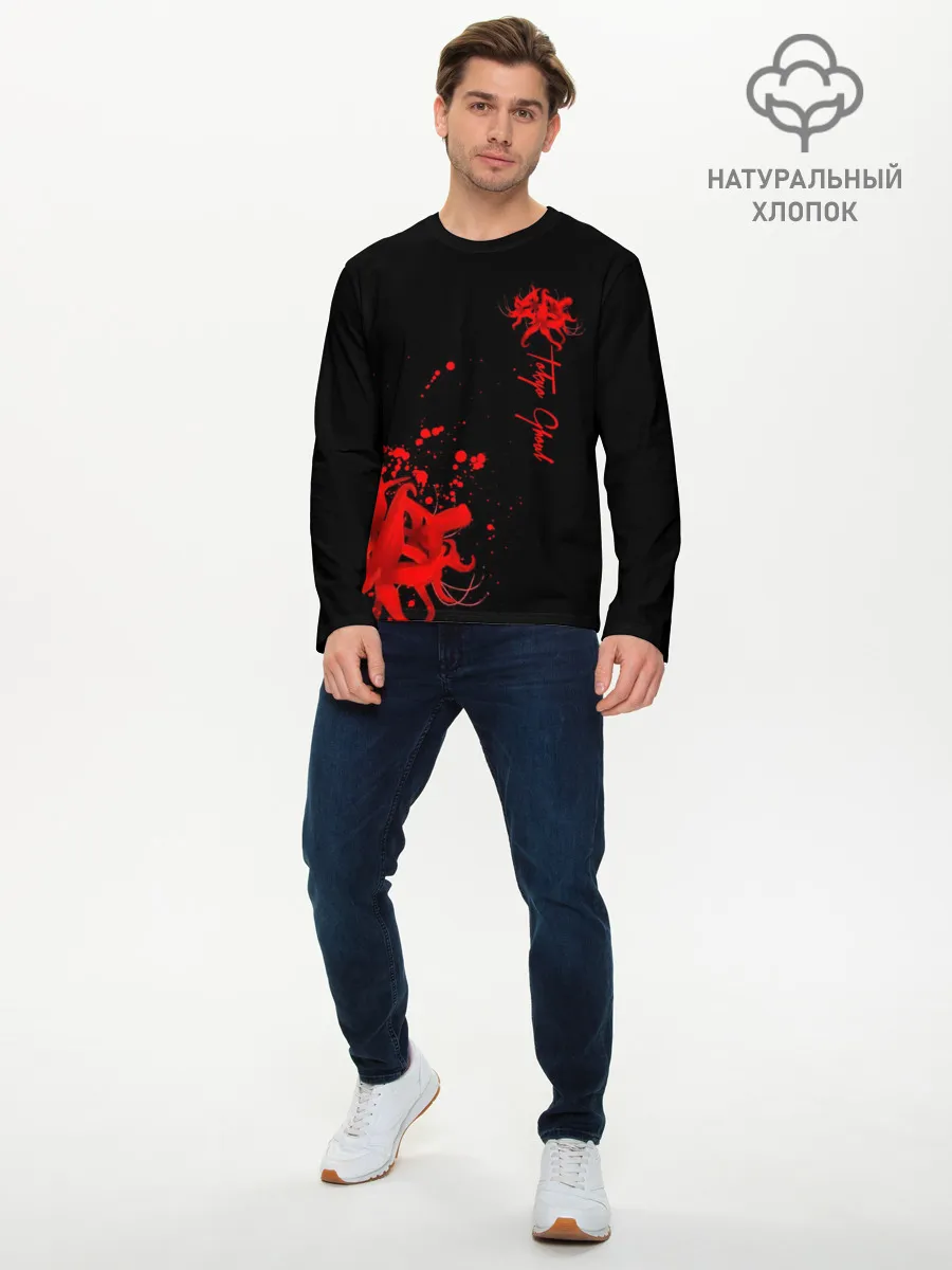 Мужской лонгслив базовый / Tokyo Ghoul