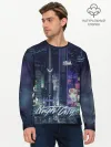 Мужской лонгслив базовый / Welcome to Night City