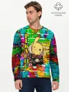 Мужской лонгслив базовый / Pikachu