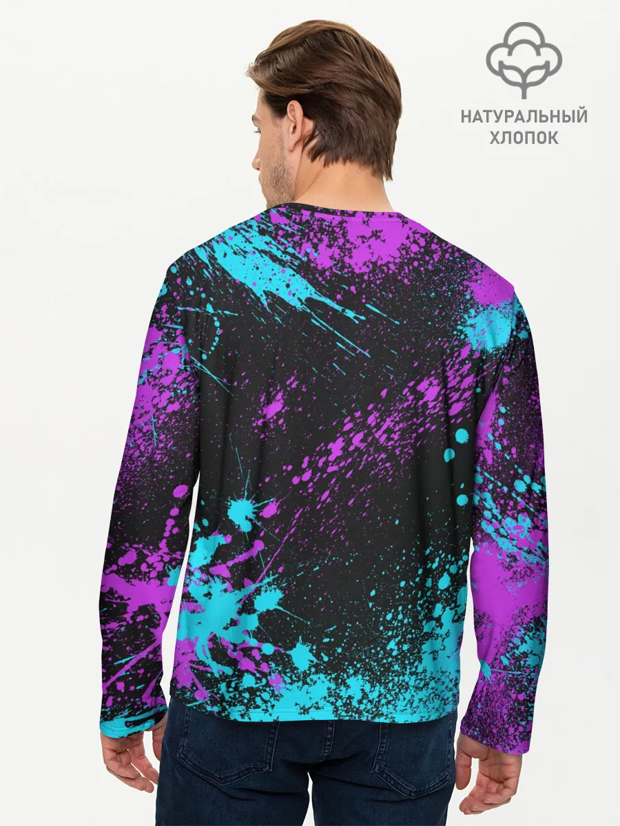 Мужской лонгслив базовый / Siren Head - Ultra Glitch