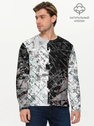 Мужской лонгслив базовый / The merger