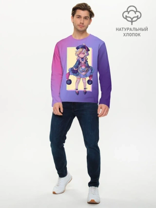 Мужской лонгслив базовый / Genshin Impact