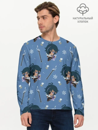 Мужской лонгслив базовый / Genshin Impact