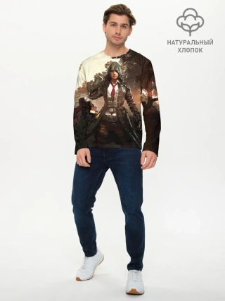 Мужской лонгслив базовый / PUBG