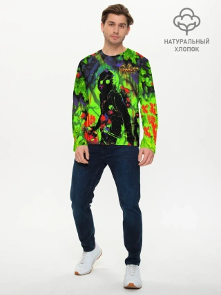 Мужской лонгслив базовый / Граффити