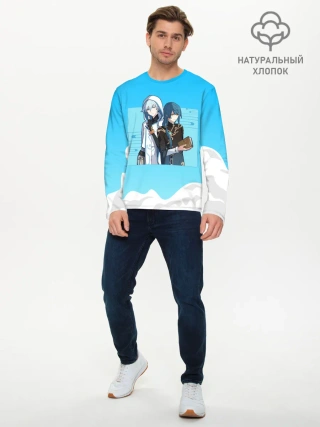 Мужской лонгслив базовый / Genshin Impact