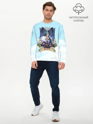 Мужской лонгслив базовый / Genshin Impact