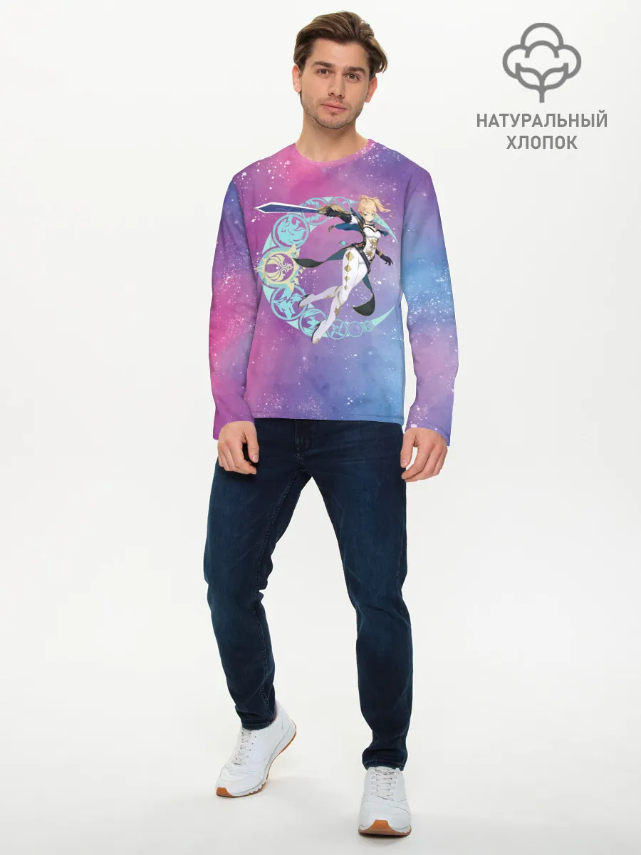 Мужской лонгслив базовый / Genshin Impact