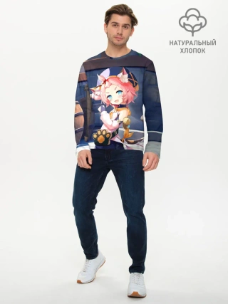 Мужской лонгслив базовый / GENSHIN IMPACT