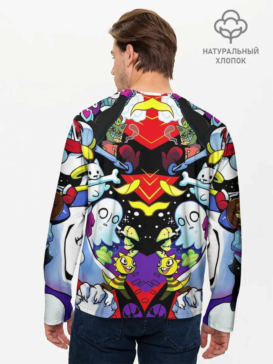 Мужской лонгслив базовый / UNDERTALE