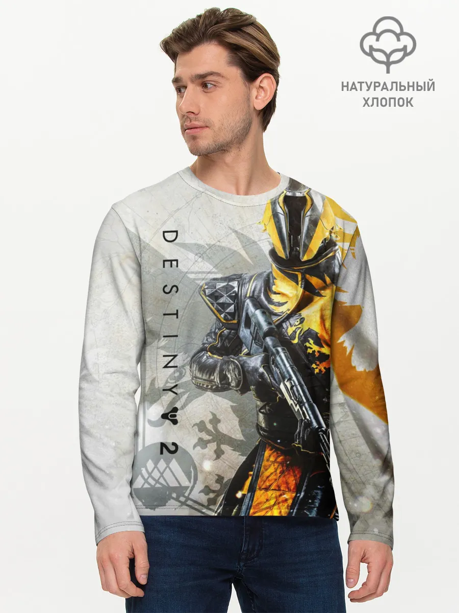 Мужской лонгслив базовый / DESTINY, WARLOCK