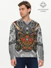 Мужской лонгслив базовый / Cyber Samurai