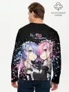 Мужской лонгслив базовый / Re:Zero, Рам и Рем