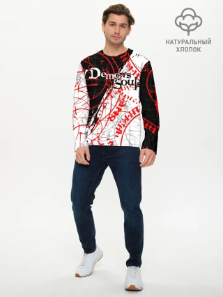 Мужской лонгслив базовый / DEMONS SOULS