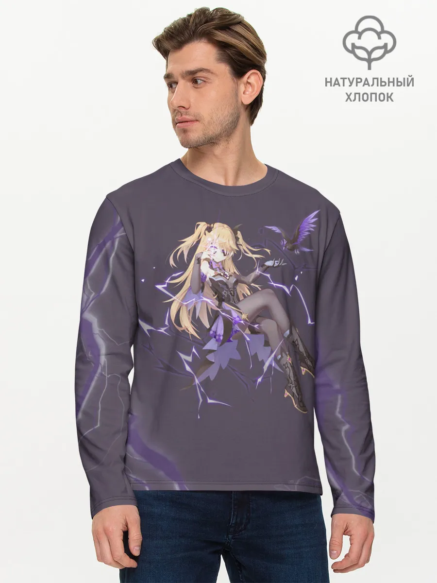Мужской лонгслив базовый / Genshin Impact