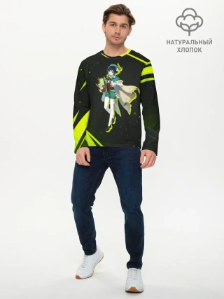 Мужской лонгслив базовый / Genshin Impact