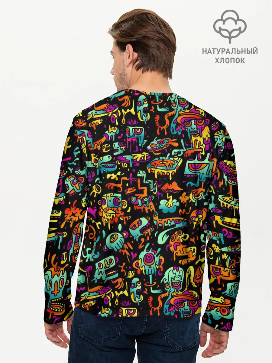 Мужской лонгслив базовый / Монстры