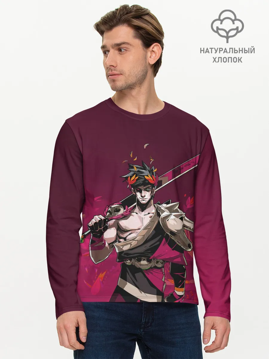 Мужской лонгслив базовый / Hades