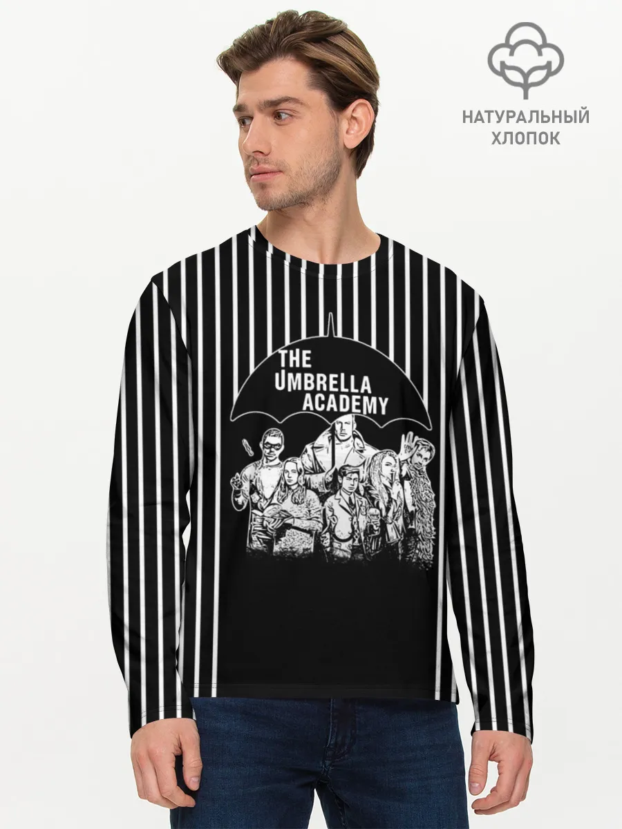 Мужской лонгслив базовый / umbrella academy