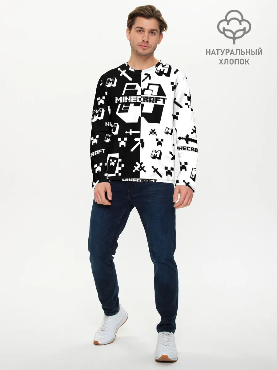 Мужской лонгслив базовый / Minecraft