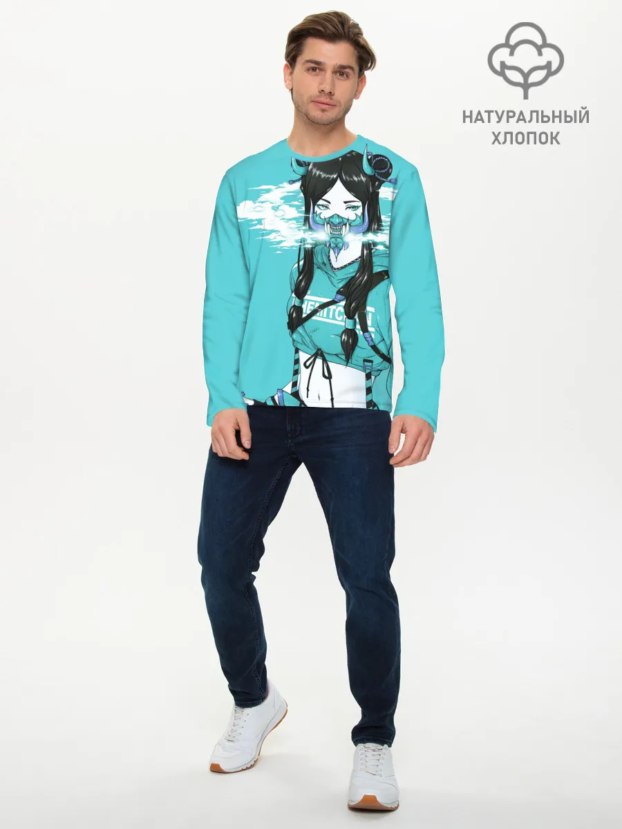 Мужской лонгслив базовый / Самурай