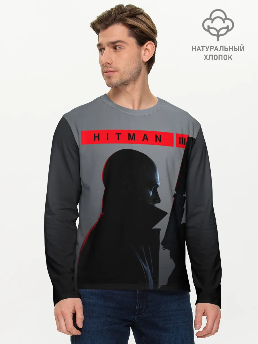 Мужской лонгслив базовый / Hitman III