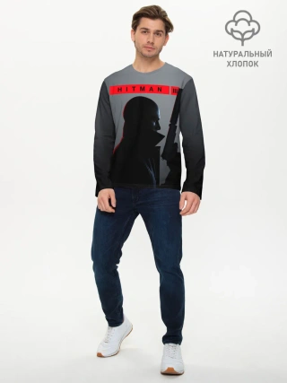 Мужской лонгслив базовый / Hitman III