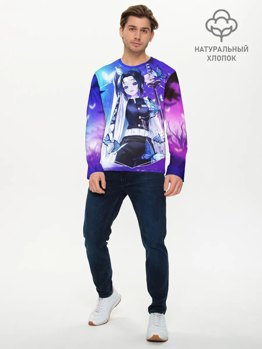 Мужской лонгслив базовый / Шинобу