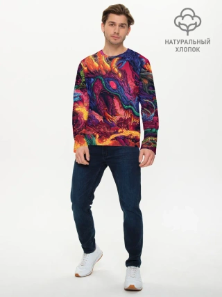 Мужской лонгслив базовый / HYPER BEAST | СКОРОСТНОЙ ЗВЕРЬ