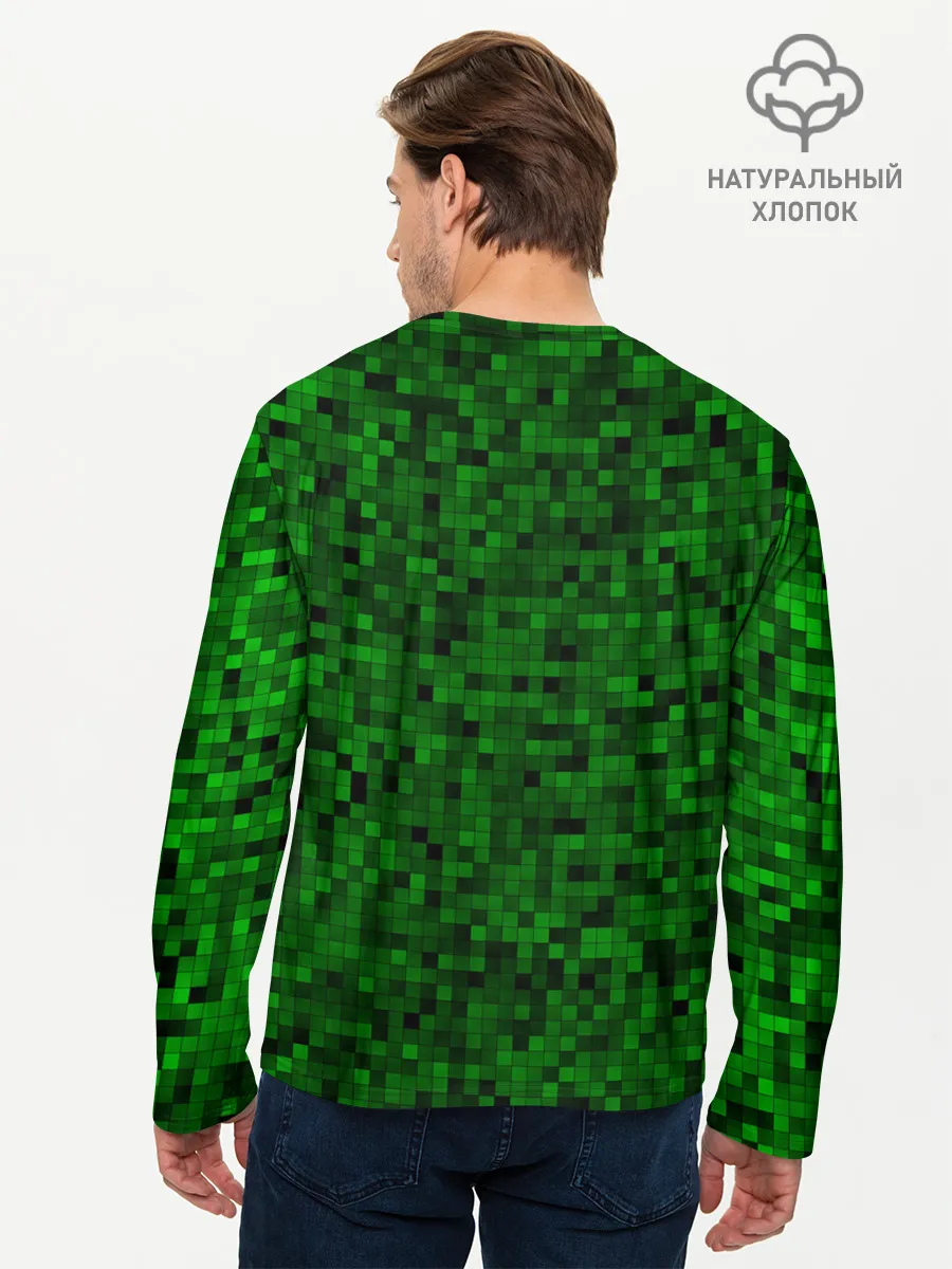 Мужской лонгслив базовый / Minecraft