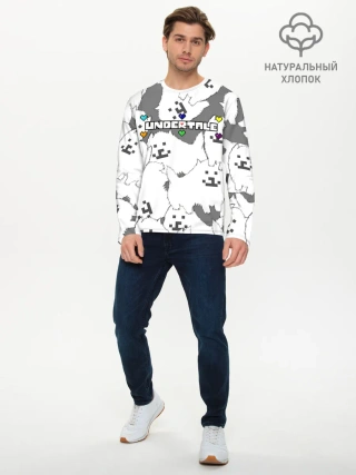 Мужской лонгслив базовый / Undertale