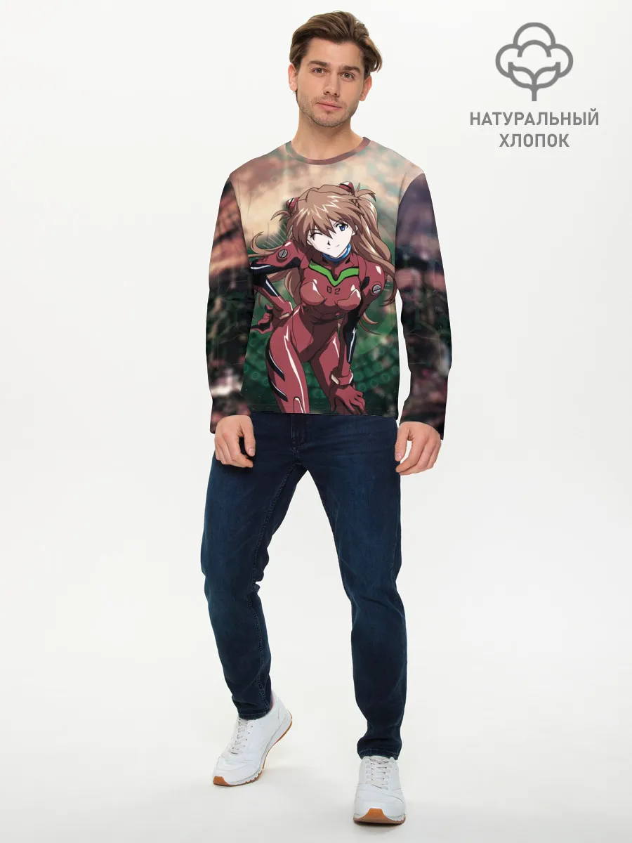 Мужской лонгслив базовый / АСКА в своем костюме пилота