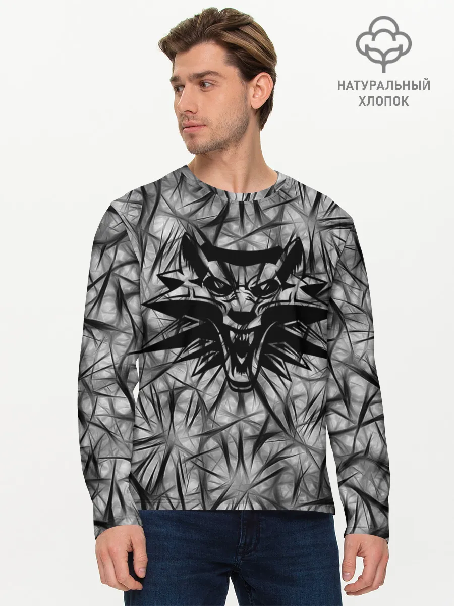 Мужской лонгслив базовый / The Witcher