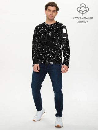 Мужской лонгслив базовый / Кис-Кис