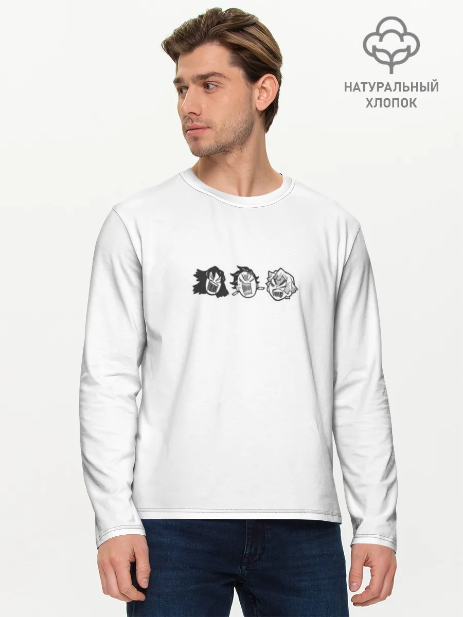 Мужской лонгслив базовый / герои аниме